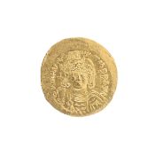 A gold Solidus coin c.