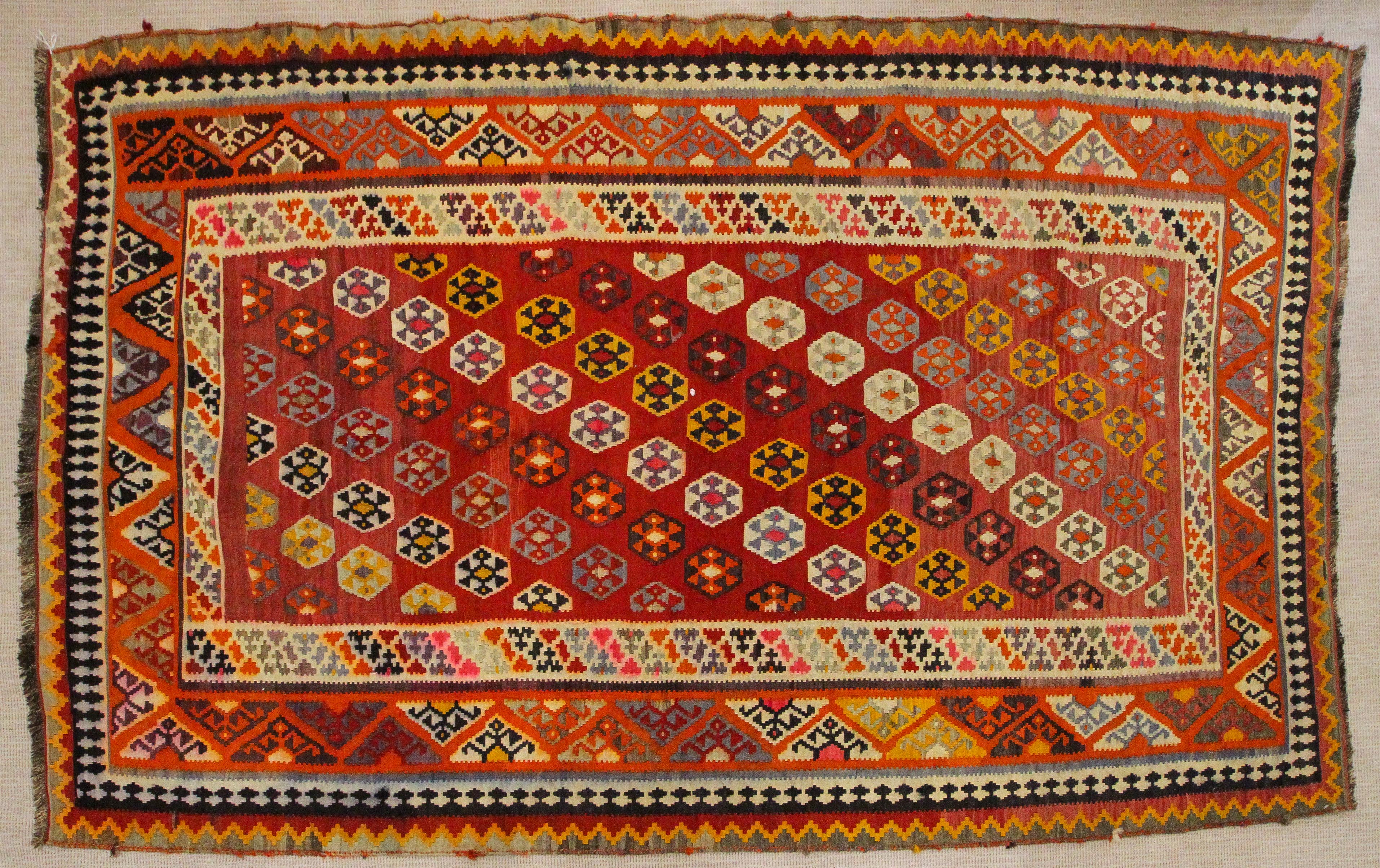 Persian Qahsqai wool rug,