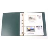 A folder containing First Day Covers all relating to Railways, including Britain's Luxury Trains,