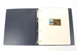 A folder containing a Supersonic Concorde Captains' Signed Comemorative Cover Collection and a gold