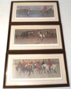 Three Lionel Edwards prints,