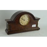 A Swiss Fontainemelon mantel clock