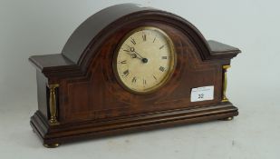 A Swiss Fontainemelon mantel clock