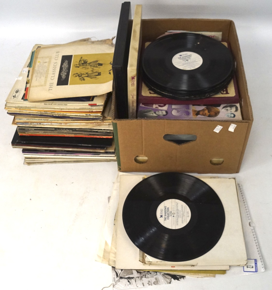 A quantity of assorted vinyl records,