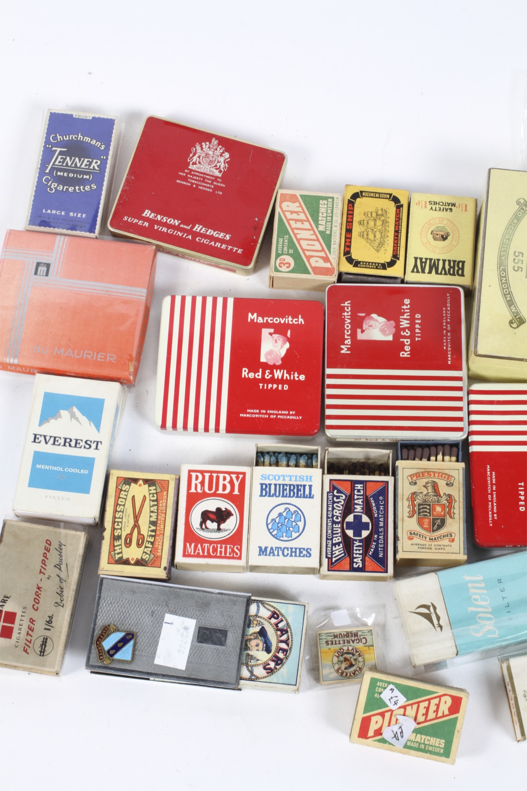 A large selection of cigarette boxes, including examples for 'Bryman', 'Tenner', 'Everest' and more, - Image 2 of 3