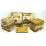 Approximately twenty Mary Courtel 'Rupert the Bear' library series books,