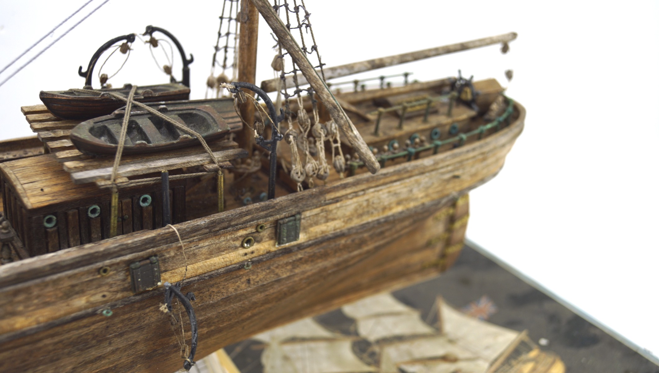A scratchbuilt wooden boat depicting the Cutty Sark, by Constructo, - Image 2 of 2