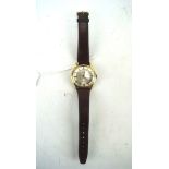 A Helveia 32 jewels automatic vintage gentleman's wristwatch,