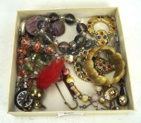 A collection of costume jewellery