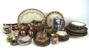 A collection of assorted ceramic, 19th century and later,