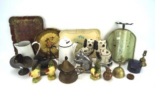 An assortment of collectables,