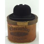 A Lincoln Bennett & co bowler hat in original box,