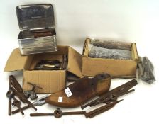 A selection of vintage tools, to include drill bits, and more