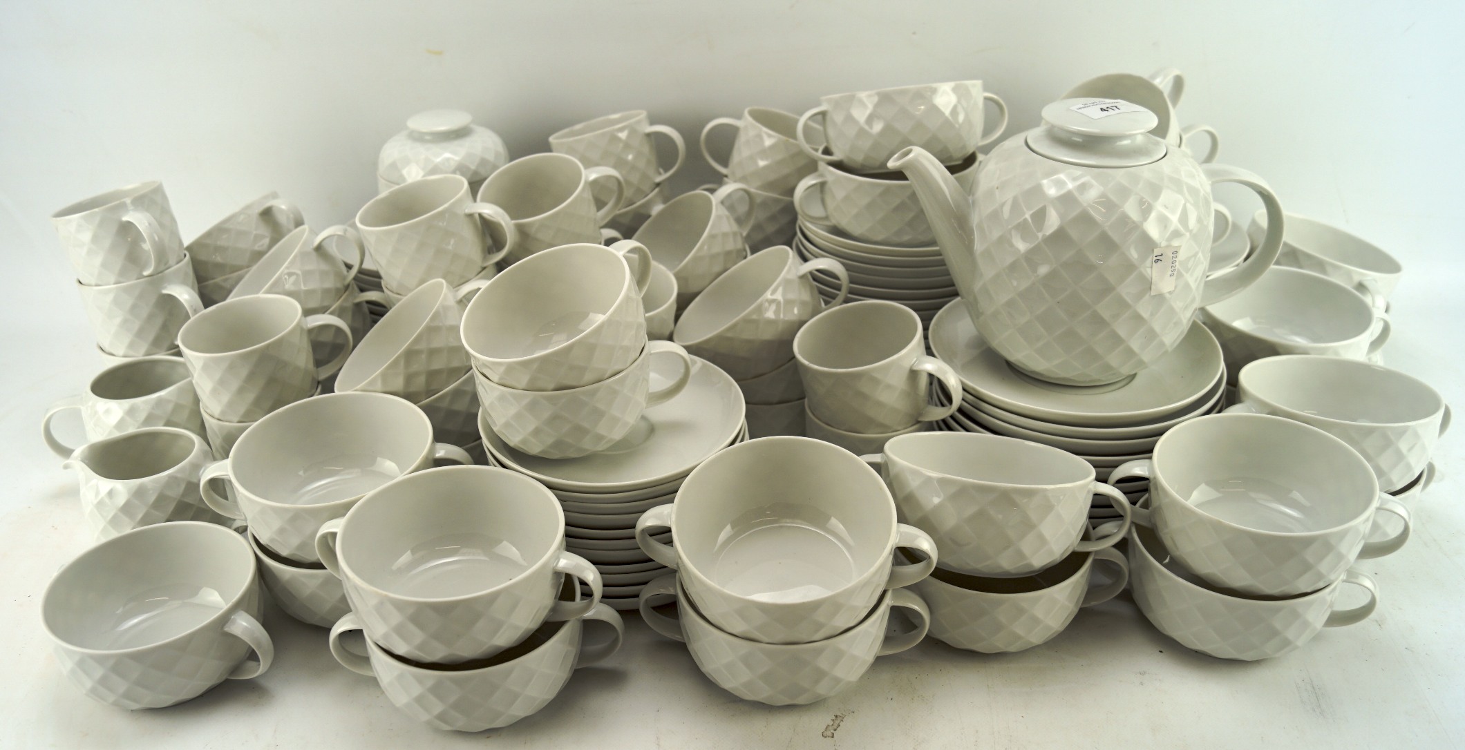 A collection of assorted Thomas Germany ceramic tea and coffee wares,