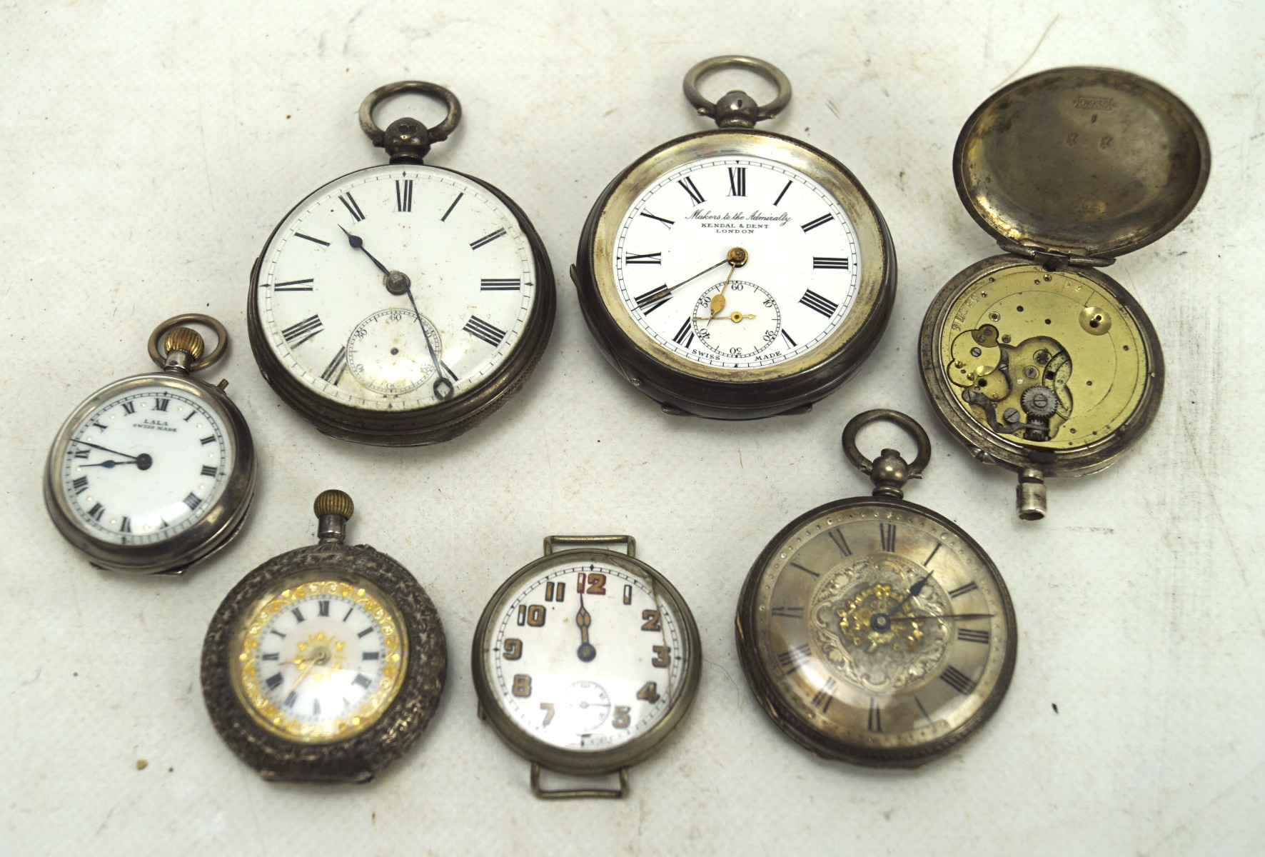 A collection of 19th & 20th century base metal pocket watches,