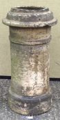 A terracotta chimney pot,