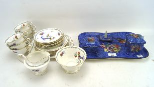 A Shelley Versaille pattern tea service,