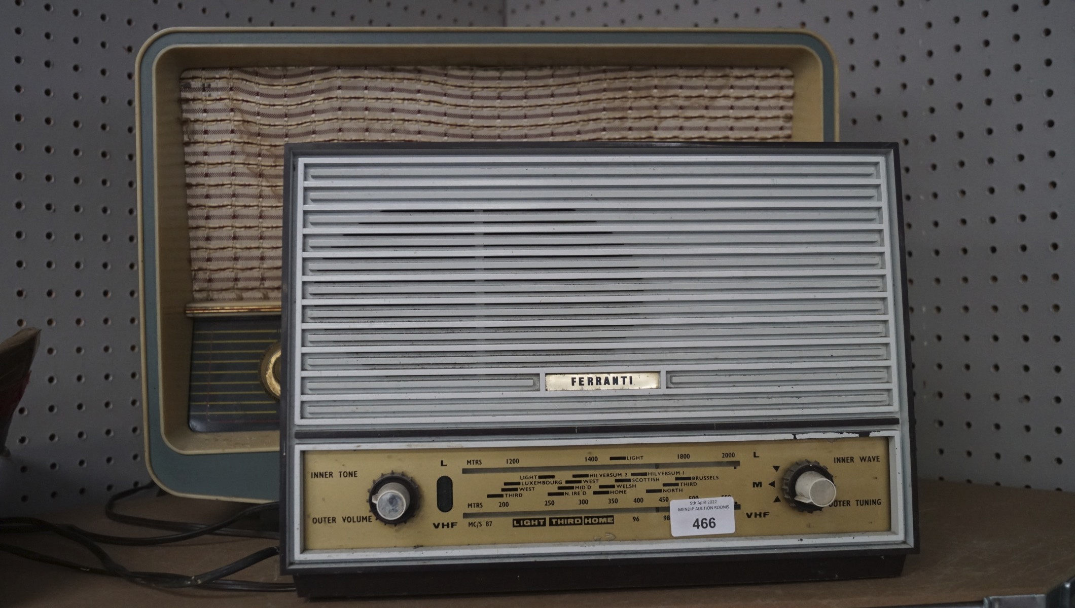 Two vintage radios by Continental and Ferranti, - Image 2 of 2
