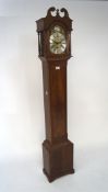 A modern Westminster chime grandaughter clock by E J Goodfellow of Wadebridge,