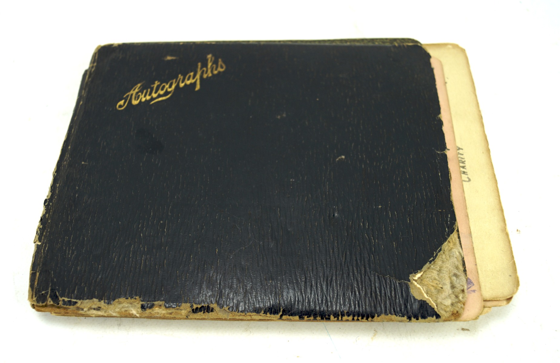 An early 20th century autograph book,