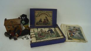 A collection of pre war and post war toys,