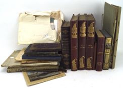 A collection of assorted books and ephemera,
