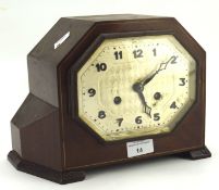 A early 20th century mantle clock