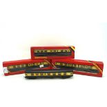 Four Hornby OO gauge Pullman carriages,