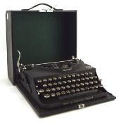 A vintage Imperial Good Companion typewriter in original carry case