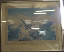 A Robert Taylor spitfire first edition signed by Douglas Bader,