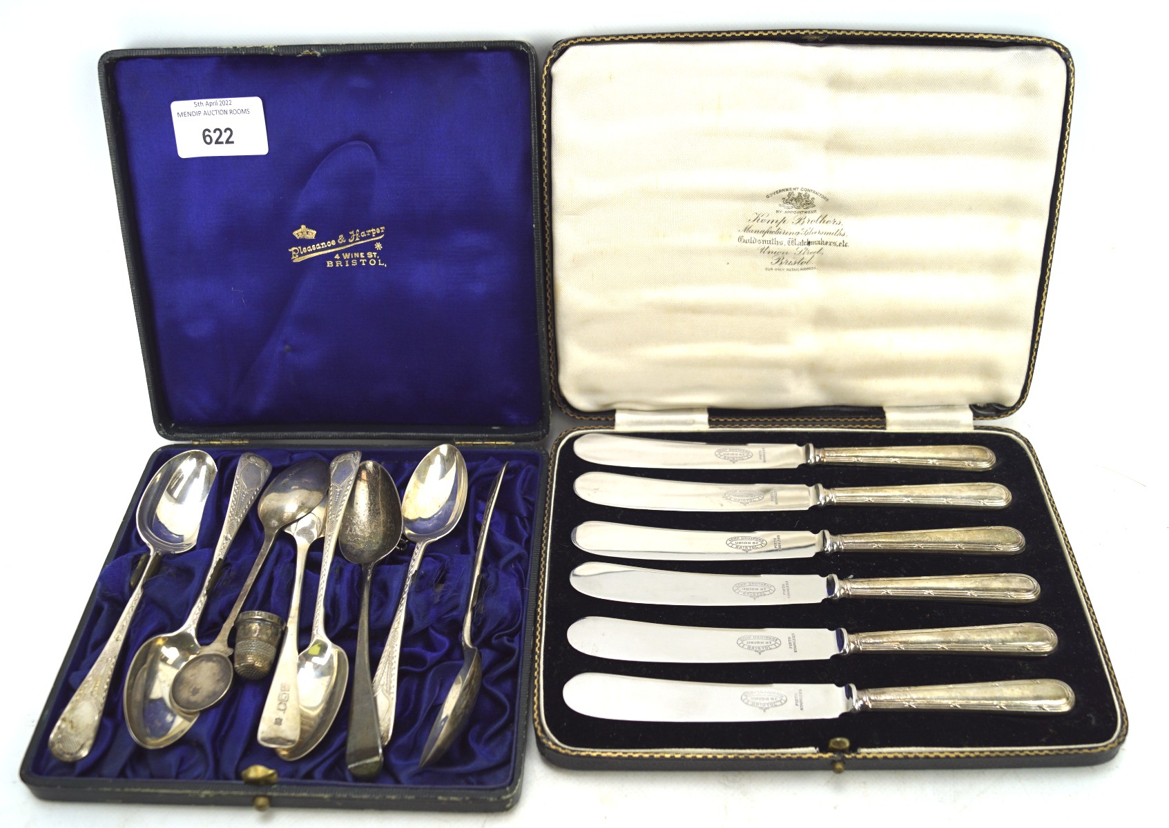 A collection of 20th century silver flatware