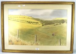 Tony Gill, watercolour of 'Chew Valley', signed and dated 1994 lower left,