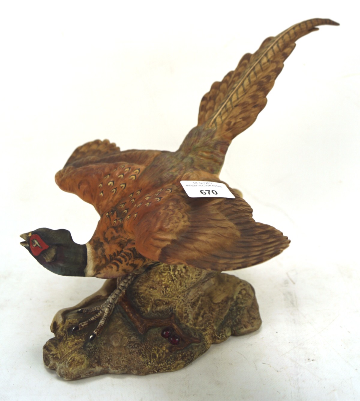 A Beswick model of a pheasant, in a naturalistic pose, - Image 4 of 4