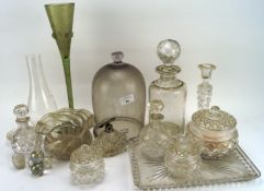 A collection of 20th century glassware,