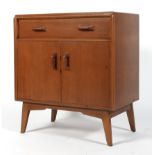 A 1970's G-Plan sideboard of small proportions,