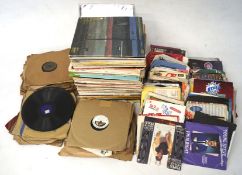 A group of mainly late 20th century records, mostly rock, pop and classical (three boxes),