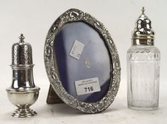 A selection of silver wares,