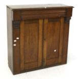 A Victorian mahogany chiffonier,