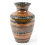 A West German pottery vase, model number 181- 25,