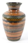 A West German pottery vase, model number 181- 25,