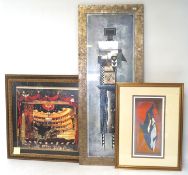 Three contemporary prints, including a signed copy of 'Blue Dolphin' by Ian Anderson no.