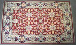 A 20th century woven Persian style rug,