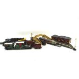 A collection of 00 Gauge locomotives, coaches, buildings and accessories, including Lima, Hornby,
