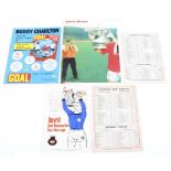 A selection of 1950s and later Manchester United programmes and related ephemera,