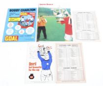 A selection of 1950s and later Manchester United programmes and related ephemera,