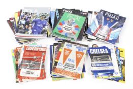 A collection of assorted football programmes, approximately 75 examples,