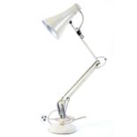 A Herbert Terry original anglepoise table lamp in cream