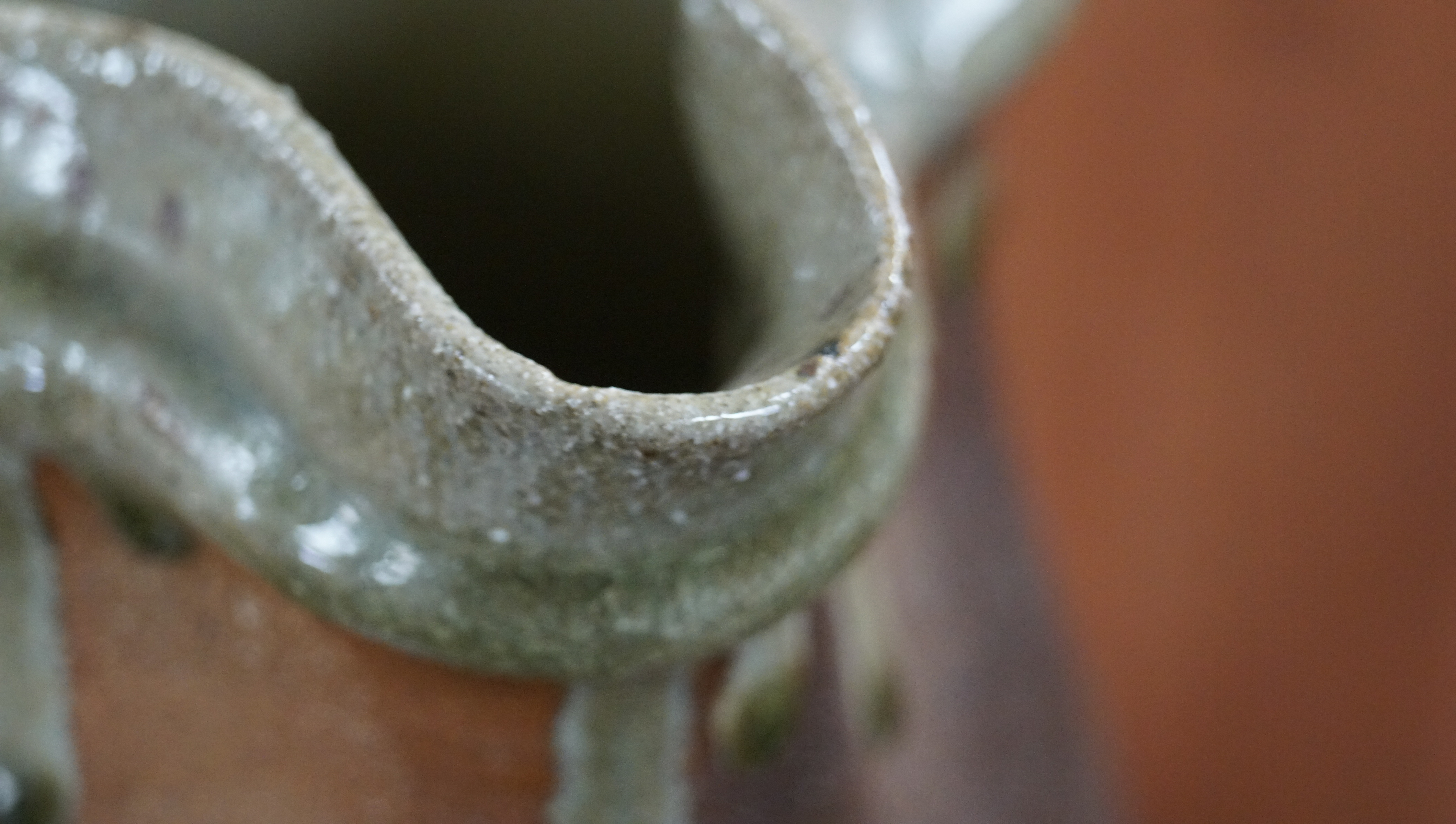 A large Studio Pottery pitcher, impressed B mark to base, - Image 3 of 11