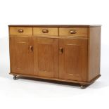 A Priory elm sideboard,