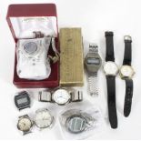 A collection of wrist watches, to include an Eterna matic,